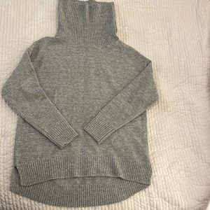 Gray turtle neck sweater